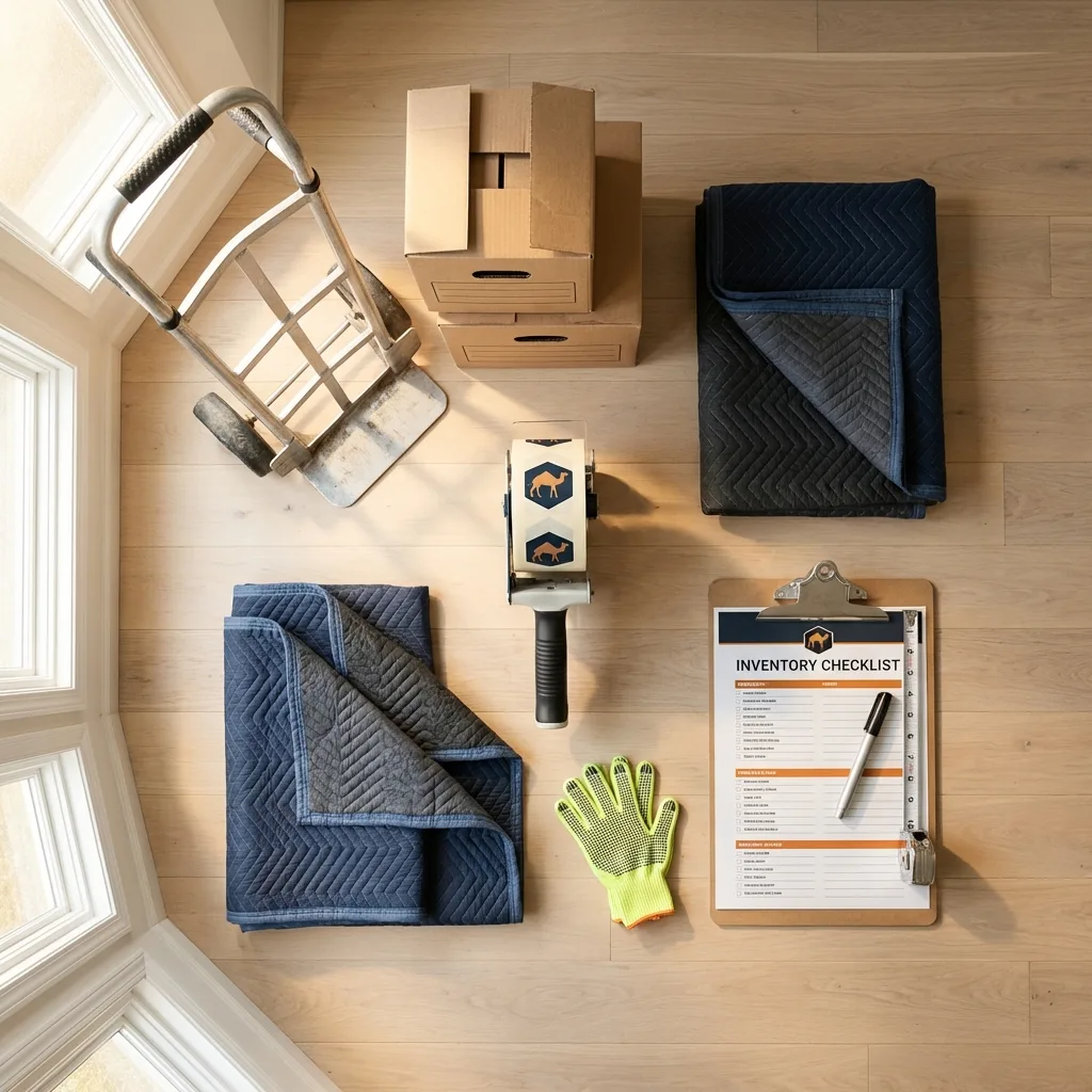 Professional moving supplies and packing materials layout for Suquamish residential relocations